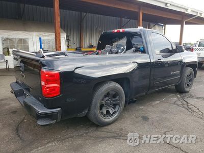 Trzecie zdjęcie samochodu z tyłu: 2017 CHEVROLET SILVERADO C1500 LT VIN:1GCNCREC1HZ126718 - miniatura