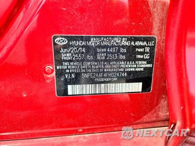 Zdjęcie 13 z 13 samochodu: 2015 HYUNDAI SONATA SE VIN:5NPE24AF4FH024744 - miniatura