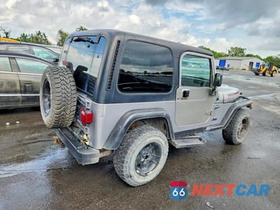 Trzecie zdjęcie samochodu z tyłu: 2001 JEEP WRANGLER / TJ SPORT VIN:1J4FA49S41P300226 - miniatura