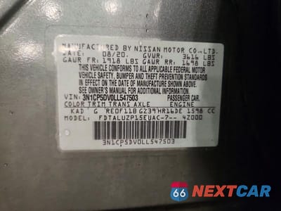 Zdjęcie 13 z 13 samochodu: 2020 NISSAN KICKS SR VIN:3N1CP5DV0LL547503 - miniatura