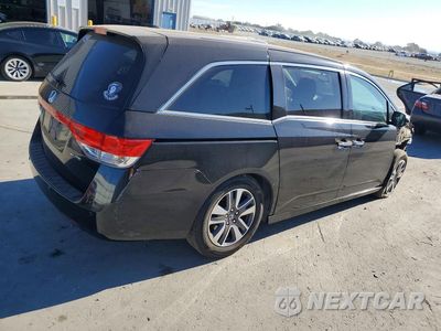 Trzecie zdjęcie samochodu z tyłu: 2014 HONDA ODYSSEY TOURING VIN:5FNRL5H99EB024286 - miniatura