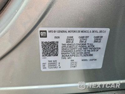 Zdjęcie 13 z 13 samochodu: 2026 CHEVROLET EQUINOX LT VIN:3GNAXPEG1TL525386 - miniatura