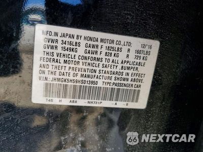 Zdjęcie 12 z 12 samochodu: 2017 HONDA FIT LX VIN:JHMGK5H59HS013950 - miniatura