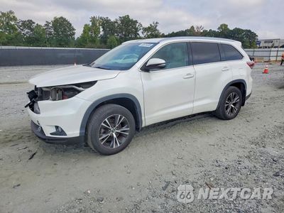 2016 TOYOTA HIGHLANDER XLE 5TDJKRFHXGS242916 - główne zdjęcie licytacji z USA - miniatura