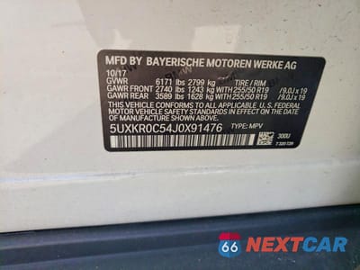 Zdjęcie 12 z 12 samochodu: 2018 BMW X5 XDRIVE35I VIN:5UXKR0C54J0X91476 - miniatura