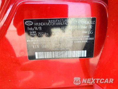 Zdjęcie 12 z 12 samochodu: 2018 HYUNDAI SONATA SE VIN:5NPE24AF2JH693037 - miniatura