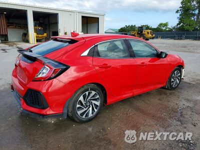Trzecie zdjęcie samochodu z tyłu: 2017 HONDA CIVIC LX VIN:SHHFK7H22HU206922 - miniatura