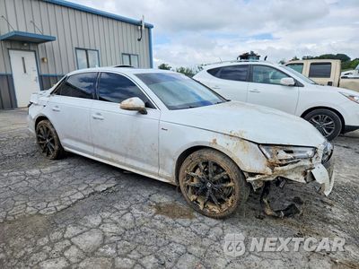Czwarte zdjęcie samochodu z boku: 2019 AUDI A4 PREMIUM PLUS VIN:WAUENAF41KA064887 - miniatura