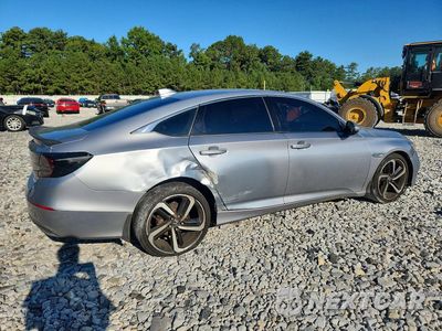 Trzecie zdjęcie samochodu z tyłu: 2018 HONDA ACCORD LX VIN:1HGCV1F14JA259804 - miniatura