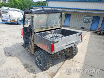 Trzecie zdjęcie samochodu z tyłu: 2020 POLARIS RANGER 500 UTILITY VEHICLE VIN:3NSMAA500LE100252 - miniatura