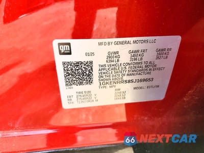 Zdjęcie 13 z 13 samochodu: 2025 GMC ACADIA DENALI VIN:1GKENRRS8SJ169653 - miniatura