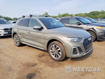 Czwarte zdjęcie samochodu z boku: 2023 AUDI Q5 PREMIUM 45 VIN:WA1GAAFY0P2055202 - miniatura