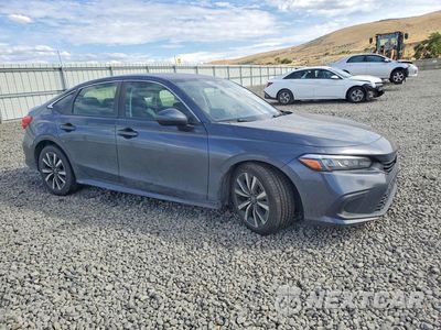 Czwarte zdjęcie samochodu z boku: 2022 HONDA CIVIC EX VIN:JHMFE1F7XNX005905 - miniatura