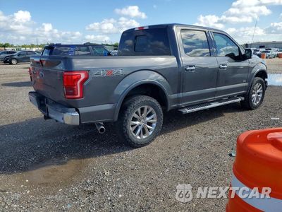 Trzecie zdjęcie samochodu z tyłu: 2017 FORD F150 SUPERCREW VIN:1FTEW1EG5HKD16784 - miniatura