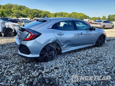 Trzecie zdjęcie samochodu z tyłu: 2019 HONDA CIVIC EX VIN:SHHFK7H63KU402247 - miniatura