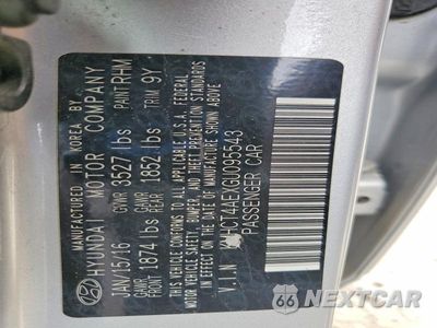 Zdjęcie 12 z 12 samochodu: 2016 HYUNDAI ACCENT SE VIN:KMHCT4AEXGU095543 - miniatura