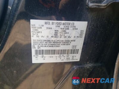 Zdjęcie 13 z 13 samochodu: 2010 LINCOLN MKX VIN:2LMDJ8JC9ABJ13001 - miniatura
