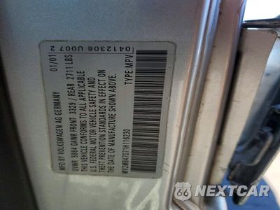 Zdjęcie 13 z 13 samochodu: 2001 VOLKSWAGEN EUROVAN MV VIN:WV2MB47071H116230 - miniatura