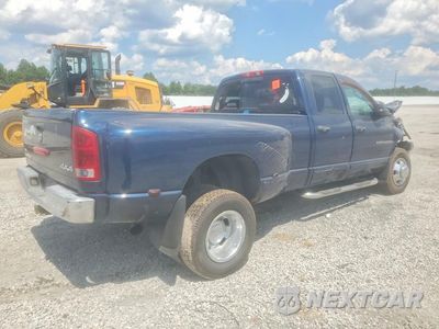 Trzecie zdjęcie samochodu z tyłu: 2005 DODGE RAM 3500 ST VIN:3D3MS48C05G824771 - miniatura