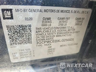 Zdjęcie 12 z 13 samochodu: 2020 CHEVROLET SILVERADO C1500 LT VIN:3GCPWCEDXLG256821 - miniatura
