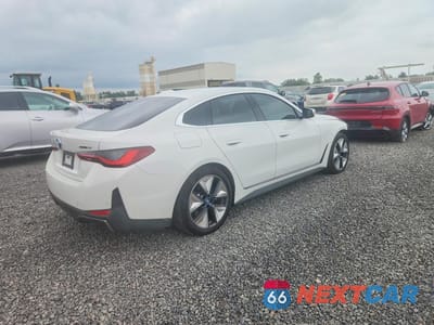 Trzecie zdjęcie samochodu z tyłu: 2024 BMW I4 EDRIVE 35 VIN:WBY43AW0XRFR72851 - miniatura