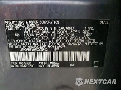 Zdjęcie 14 z 14 samochodu: 2014 TOYOTA RAV4 LIMITED VIN:JTMDFREV0ED055962 - miniatura