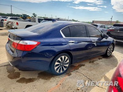 Trzecie zdjęcie samochodu z tyłu: 2015 HONDA ACCORD HYBRID EXL VIN:1HGCR6F57FA010621 - miniatura