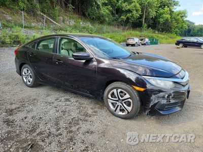 Czwarte zdjęcie samochodu z boku: 2016 HONDA CIVIC LX VIN:2HGFC2F56GH574397 - miniatura