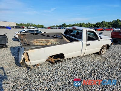 Trzecie zdjęcie samochodu z tyłu: 2006 CHEVROLET SILVERADO C1500 VIN:1GCEC14VX6E209315 - miniatura