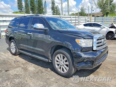 Czwarte zdjęcie samochodu z boku: 2012 TOYOTA SEQUOIA PLATINUM VIN:5TDYY5G16CS042472 - miniatura