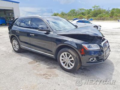 Czwarte zdjęcie samochodu z boku: 2017 AUDI Q5 PREMIUM VIN:WA1C2AFP5HA081367 - miniatura