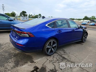 Trzecie zdjęcie samochodu z tyłu: 2024 HONDA ACCORD HYBRID SPORT VIN:1HGCY2F55RA050406 - miniatura