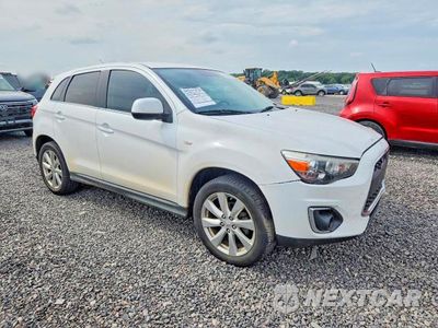 Czwarte zdjęcie samochodu z boku: 2014 MITSUBISHI OUTLANDER SPORT SE VIN:4A4AP4AU8EE004065 - miniatura