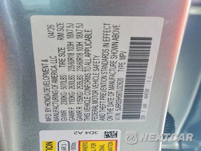 Zdjęcie 13 z 13 samochodu: 2026 HONDA CR-V SPORT VIN:5J6RS5H56TL023620 - miniatura