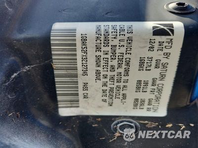 Zdjęcie 12 z 12 samochodu: 2003 SATURN ION LEVEL 3 VIN:1G8AK52FX3Z127345 - miniatura
