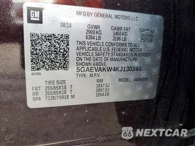 Zdjęcie 13 z 13 samochodu: 2019 BUICK ENCLAVE ESSENCE VIN:5GAEVAKW4KJ130344 - miniatura
