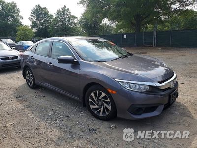 Czwarte zdjęcie samochodu z boku: 2017 HONDA CIVIC EX VIN:19XFC2F85HE208727 - miniatura