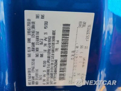 Zdjęcie 12 z 12 samochodu: 2019 FORD F150 SUPER CAB VIN:1FTFX1E48KKD82048 - miniatura