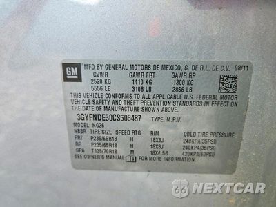 Zdjęcie 13 z 13 samochodu: 2012 CADILLAC SRX LUXURY COLLECTION VIN:3GYFNDE30CS506487 - miniatura