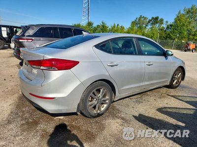 Trzecie zdjęcie samochodu z tyłu: 2018 HYUNDAI ELANTRA SEL VIN:5NPD84LF7JH386292 - miniatura