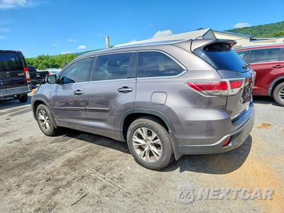 Drugie zdjęcie samochodu z przodu: 2015 TOYOTA HIGHLANDER XLE VIN:5TDJKRFH0FS195510 - miniatura