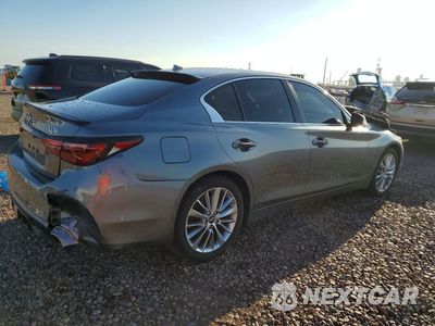 Trzecie zdjęcie samochodu z tyłu: 2018 INFINITI Q50 3.0T LUXE VIN:JN1EV7AP1JM362928 - miniatura