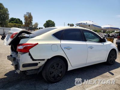 Trzecie zdjęcie samochodu z tyłu: 2016 NISSAN SENTRA S VIN:3N1AB7AP3GY281295 - miniatura