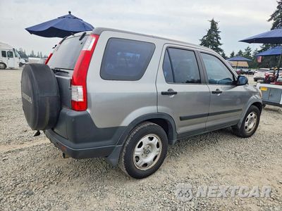Trzecie zdjęcie samochodu z tyłu: 2006 HONDA CR-V LX VIN:JHLRD68556C021922 - miniatura