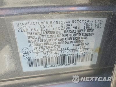 Zdjęcie 12 z 12 samochodu: 2021 NISSAN SENTRA SR VIN:3N1AB8DV0MY282738 - miniatura
