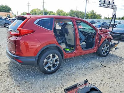 Trzecie zdjęcie samochodu z tyłu: 2017 HONDA CR-V EX VIN:2HKRW2H55HH614171 - miniatura