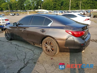 Drugie zdjęcie samochodu z przodu: 2015 INFINITI Q50 PREMIUM VIN:JN1BV7AR5FM417523 - miniatura