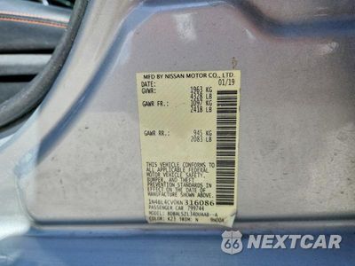 Zdjęcie 13 z 13 samochodu: 2019 NISSAN ALTIMA SR VIN:1N4BL4CV0KN316086 - miniatura