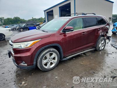 2015 TOYOTA HIGHLANDER LIMITED PLATINUM 5TDDKRFH6FS146020 - główne zdjęcie licytacji z USA - miniatura