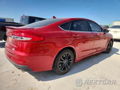 Trzecie zdjęcie samochodu z tyłu: 2020 FORD FUSION SE VIN:3FA6P0HD3LR253434 - miniatura